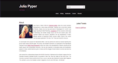 Desktop Screenshot of juliapyper.net